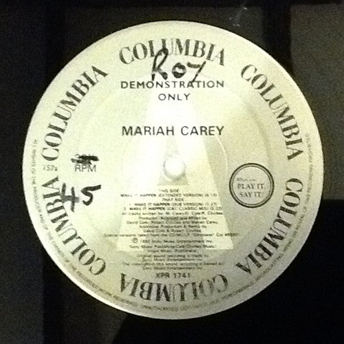 Mariah Carey : Make It Happen (12", Promo)