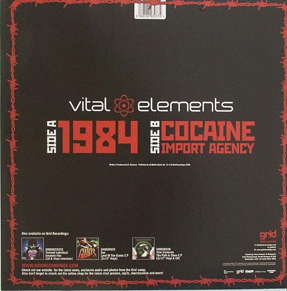 Vital Elements : 1984 / Cocaine Import Agency (12")