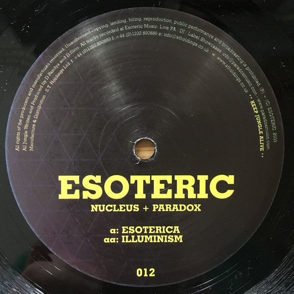 Nucleus + Paradox* : Esoterica / Illuminism (12")