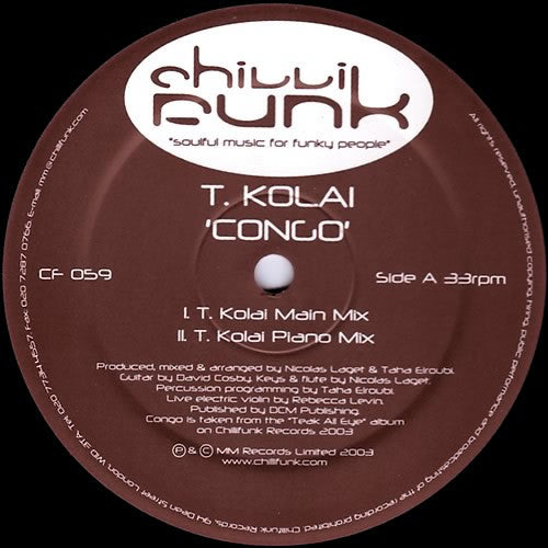 T.Kolai : Congo (12")