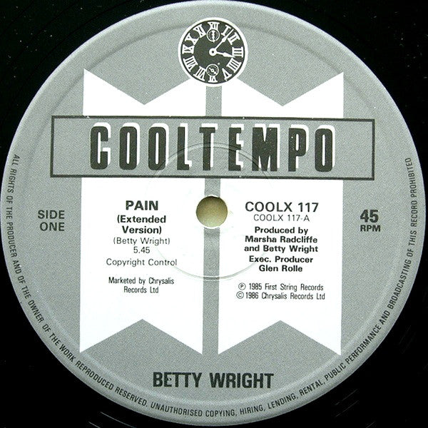 Betty Wright : Pain (12")