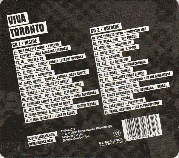 Steve Lawler : Viva Toronto (2xCD, Mixed)
