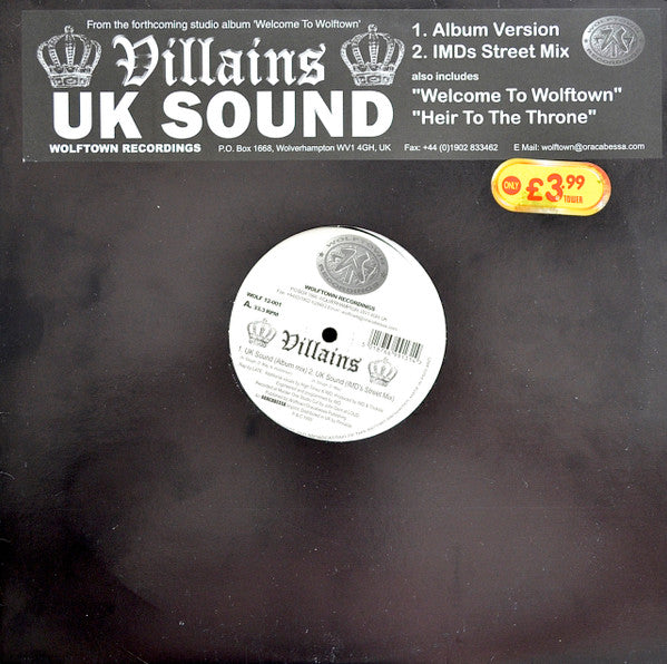 Villains : UK Sound (12")