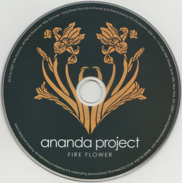 The Ananda Project : Fire Flower (CD, Album)