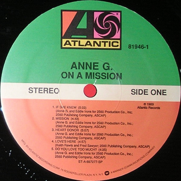 Anne G.* : On A Mission (LP, Album)