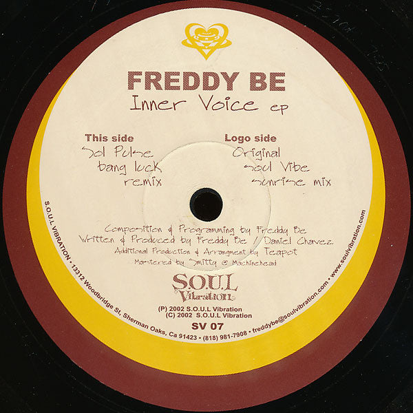 Freddy Be : Inner Voice EP (12")