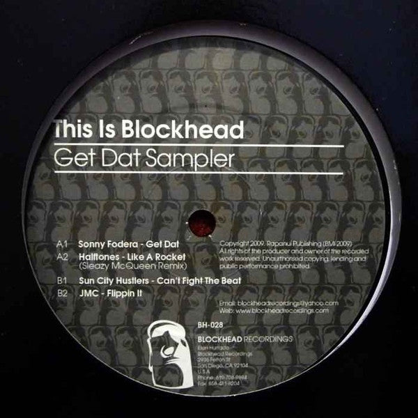 Various : This Is Blockhead - Get Dat Sampler (12", Smplr)