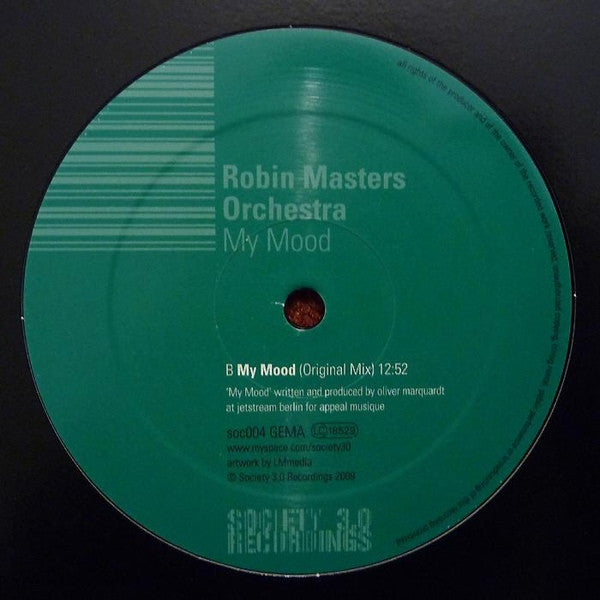Robin Masters Orchestra Feat. Panay Brookes : Longing (12")
