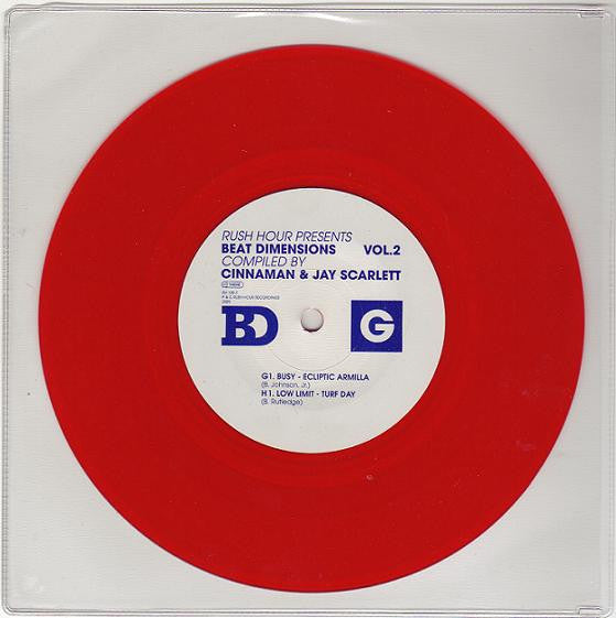 Various : Beat Dimensions Vol.2 EP4 (7", Single, Red)