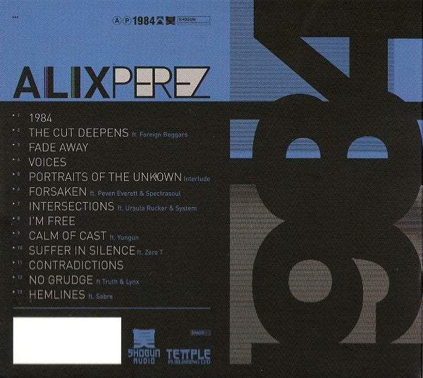 Alix Perez : 1984 (CD, Album)