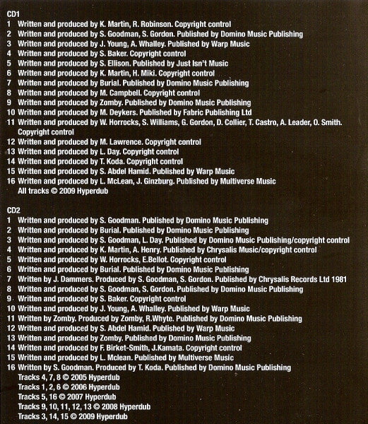 Various : 5 Years Of Hyperdub (2xCD, Comp)