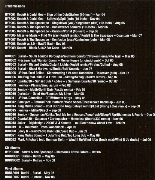 Various : 5 Years Of Hyperdub (2xCD, Comp)