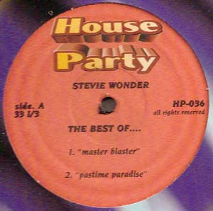 Stevie Wonder : The Best Of... (12", Unofficial)