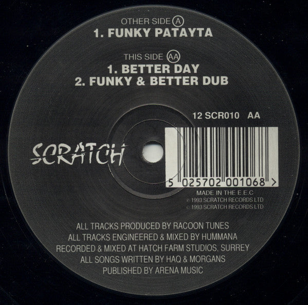 D-loved : Funky Patayta / Better Day / Funky & Better (Dub) (12")