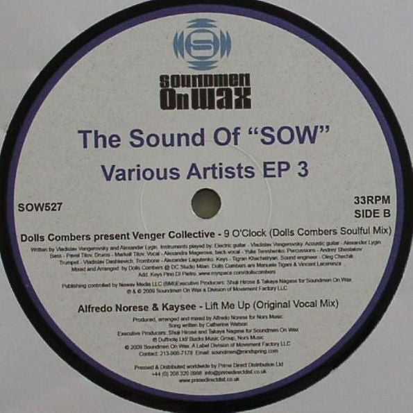 Various : The Sound Of "SOW" EP 3 (12", EP)