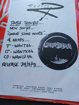 Double Trouble : Gimme Some More (12")