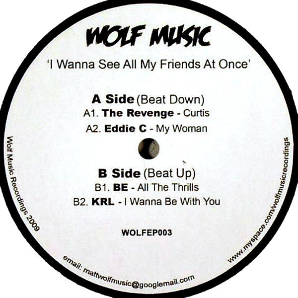 Various : I Wanna See All My Friends At Once (12", EP)