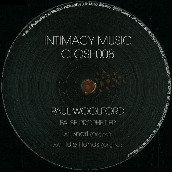 Paul Woolford : False Prophet EP (12", Ltd)