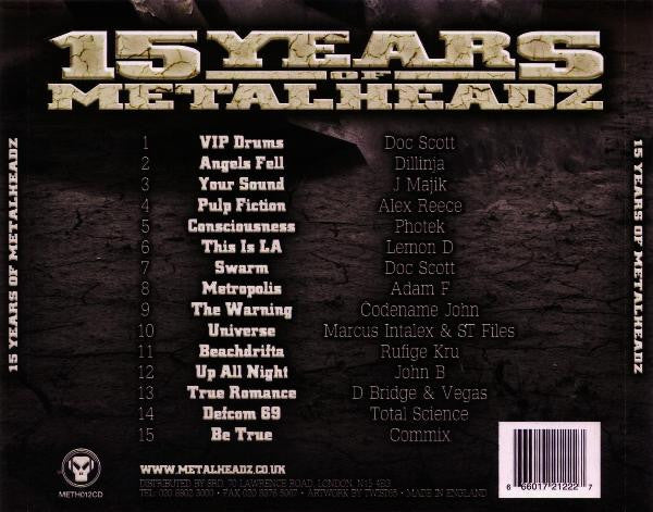 Various : 15 Years Of Metalheadz (CD, Comp)