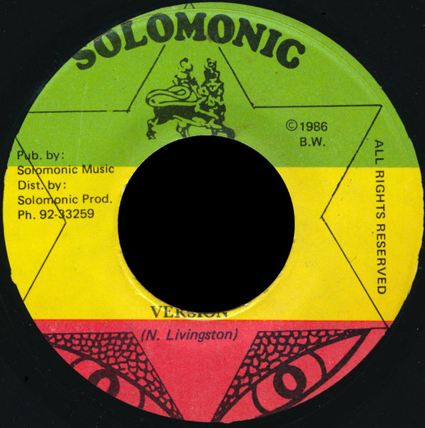 Bunny Wailer : Old Time Singting (7")