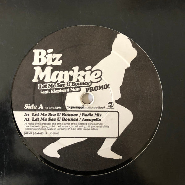 Biz Markie : Let Me See U Bounce (12", Promo)