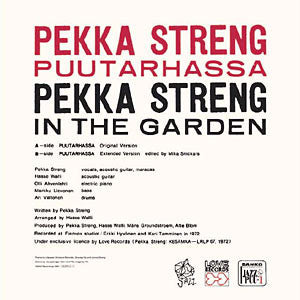 Pekka Streng : Puutarhassa / In The Garden (12")