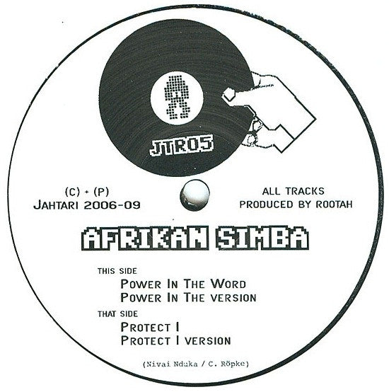 Afrikan Simba : Power In The Word (12", EP)