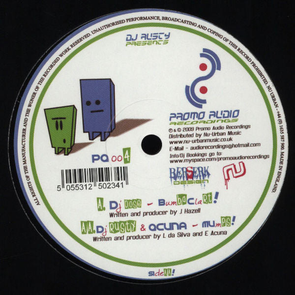 DJ Dose / DJ Rusty (2) & Ocuna : Bumbaclart / Mumps (12")