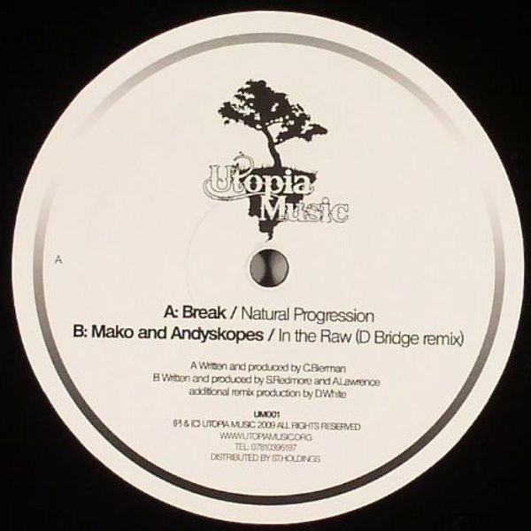 Break / Mako (17) And Andy Skopes : Natural Progression / In The Raw (D Bridge Remix) (12")