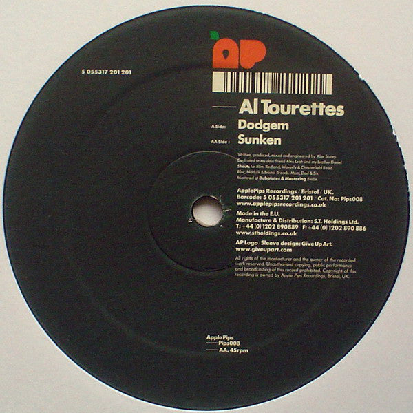 Al'Tourettes : Dodgem / Sunken (12")