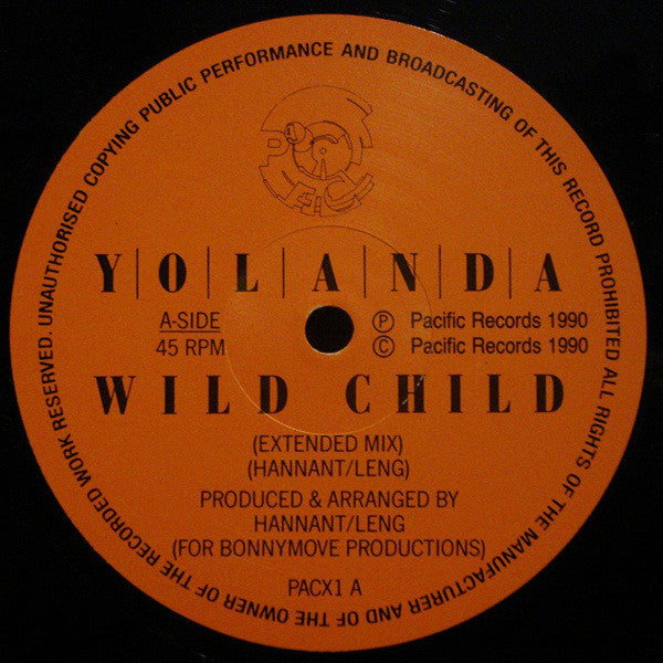 Yolanda : Wild Child (12")