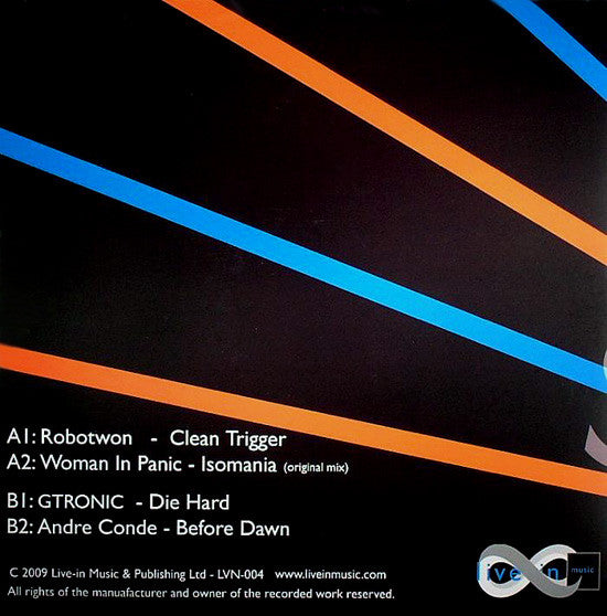 Robotwon / Woman In Panic / GTRONIC / André Conde : Live-in Sampler (12", Smplr)