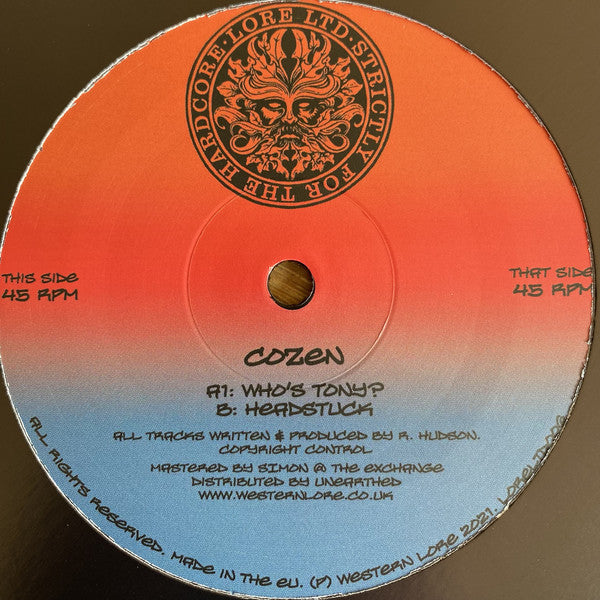 Cozen : Who's Tony? / Headstuck (12")