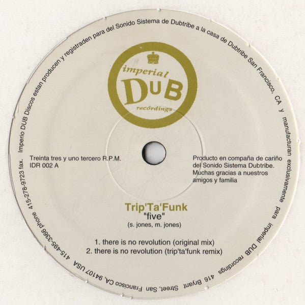 Trip 'ta' Funk : Five (12")