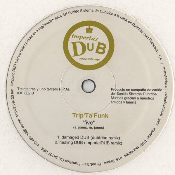 Trip 'ta' Funk : Five (12")