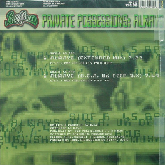 Private Possessions : Always (12")