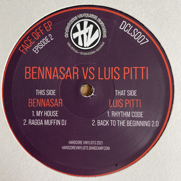 Bennasar Vs Luis Pitti : The Face Off EP (Episode 2) (12", EP)