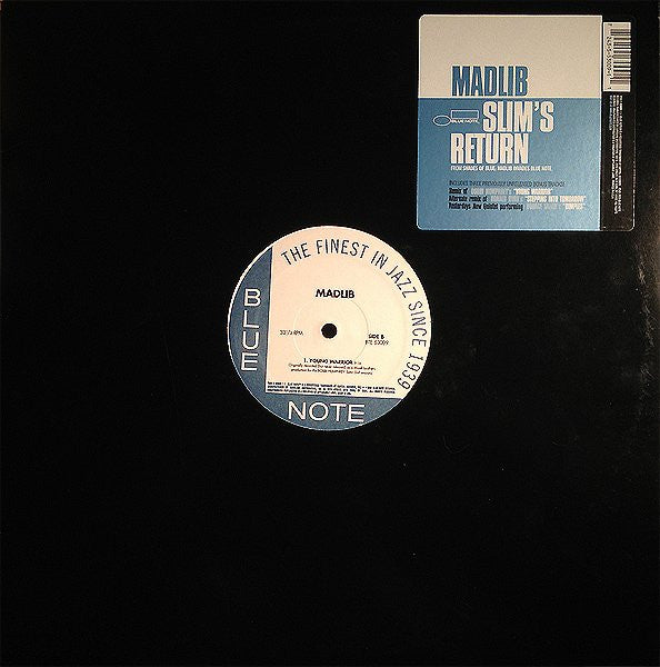 Madlib : Slim's Return (12")
