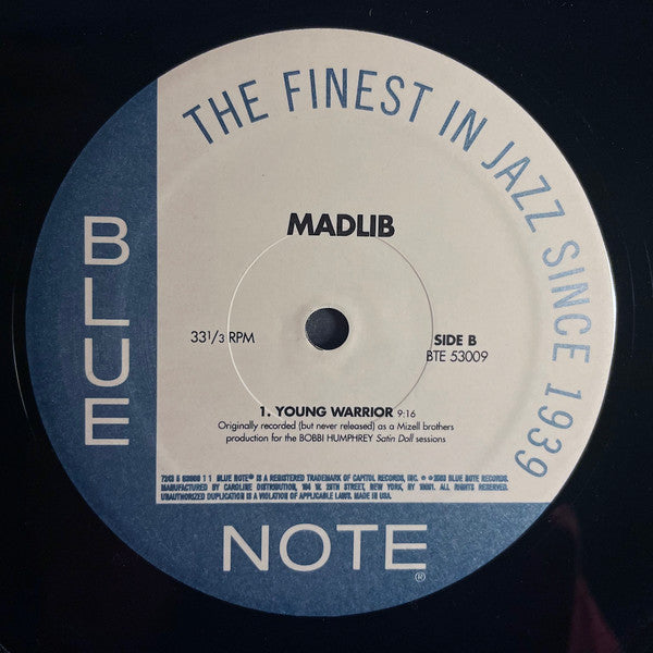 Madlib : Slim's Return (12")