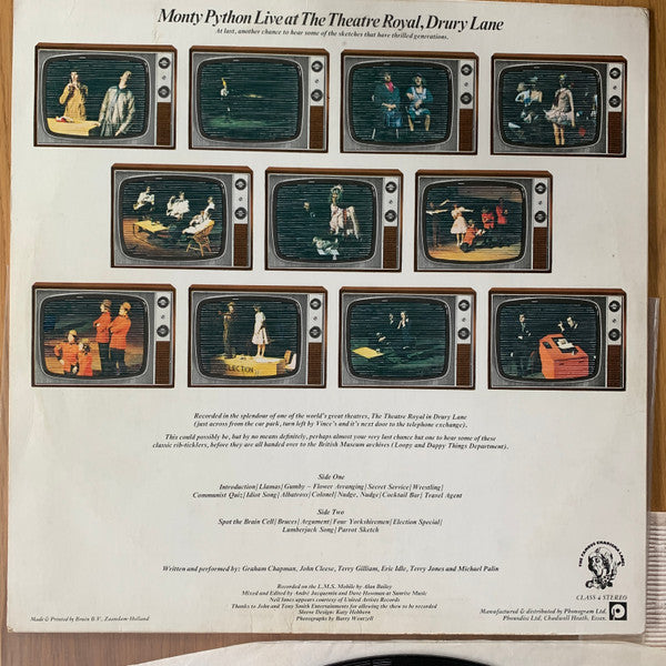 Monty Python : Monty Python Live At Drury Lane (LP, Album, RE)