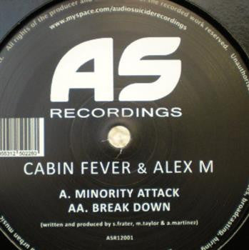 Cabin Fever (3) & Alex M (2) : Minority Attack / Break Down (12")