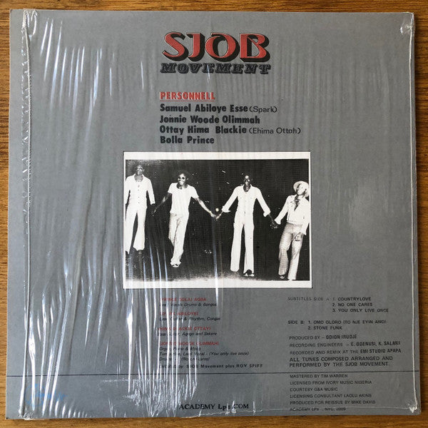 SJOB Movement : A Move In The Right Direction (LP, Album, RE)