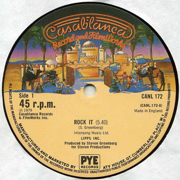 Lipps Inc.* : Rock It (12", Single)