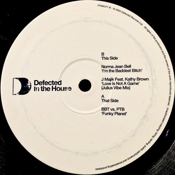 Various : Defected In The House (Part 1) (2x12", Comp)