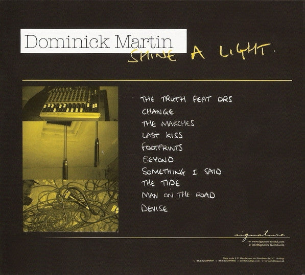 Dominick Martin : Shine A Light (CD, Album)