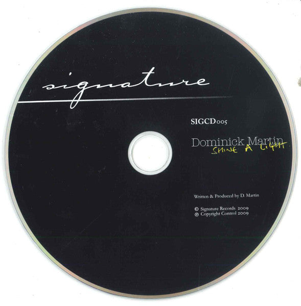 Dominick Martin : Shine A Light (CD, Album)