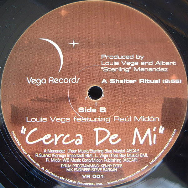 Louie Vega Featuring Raul Midón : Cerca De Mi (12")