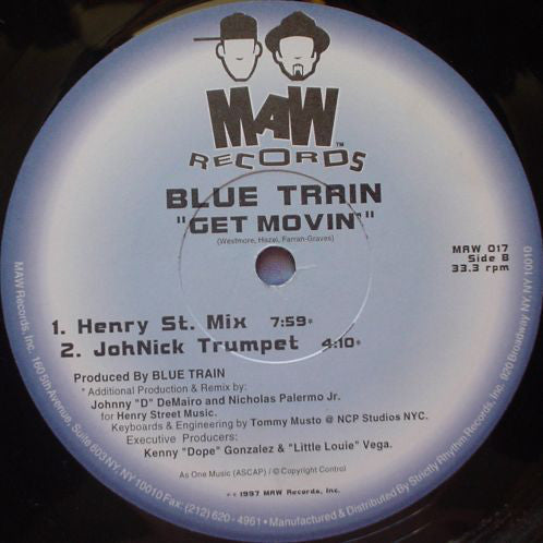 Blue Train : Get Movin' (12")