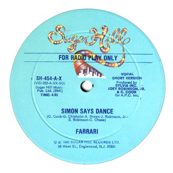 Farrari : Simon Says Dance (12", Promo)