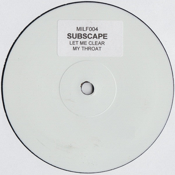 Sub Scape : Let Me Clear My Throat (12", S/Sided, W/Lbl)